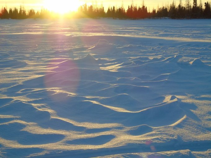 Promenade sur le lac - Janvier
