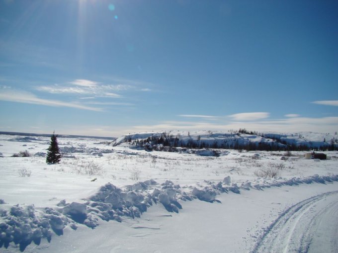 La rivière Koksoak, mars