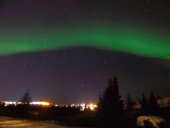 Aurore boréale à Kuujjuaq