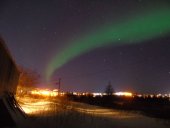 Aurore boréale à Kuujjuaq