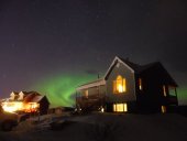 Aurore boréale au dessus de ma maison  Kuujjuaq